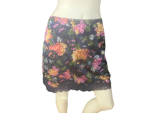 Vintage mini floral slip lingerie L