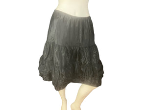 Vintage 1960's black petticoat slip L