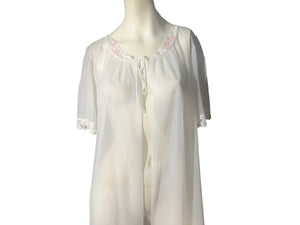 Vintage 60's robe lingerie Shadowline M