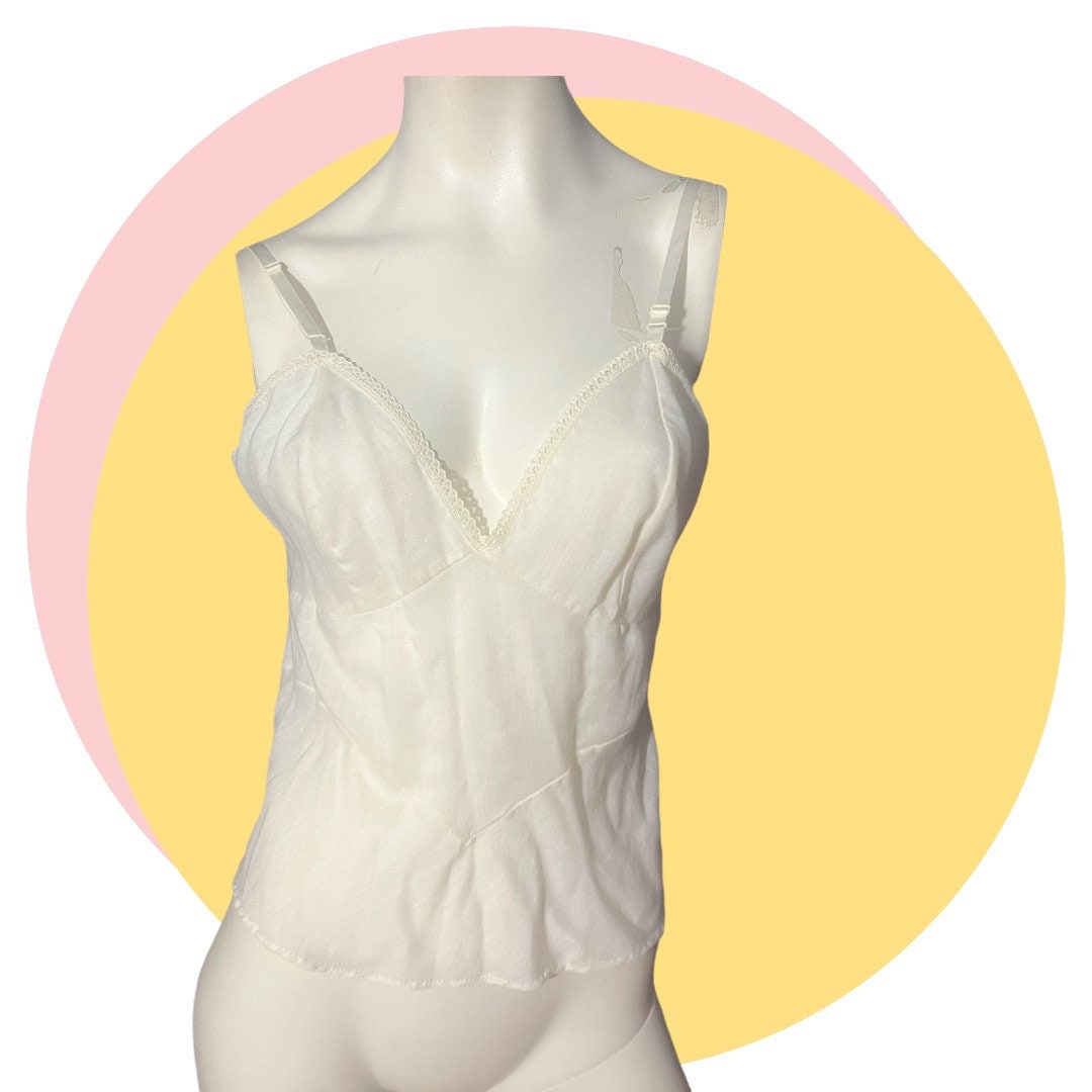 Vintage Deena camisole off white 38