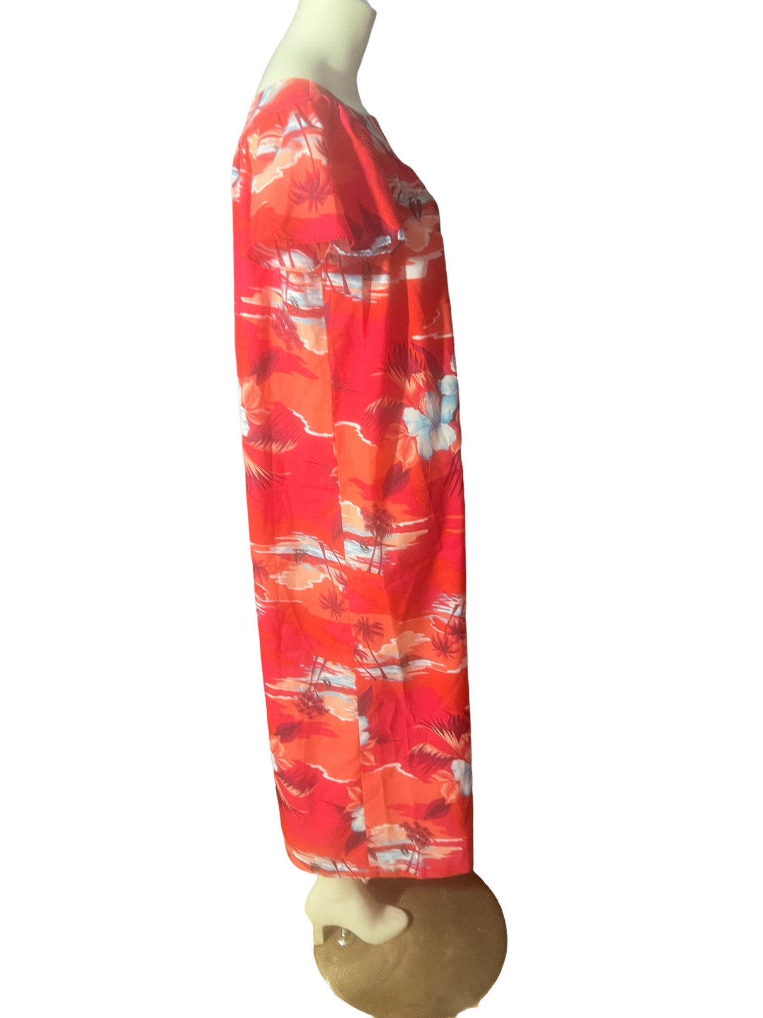 Vintage 60's Hawaiian long dress M L