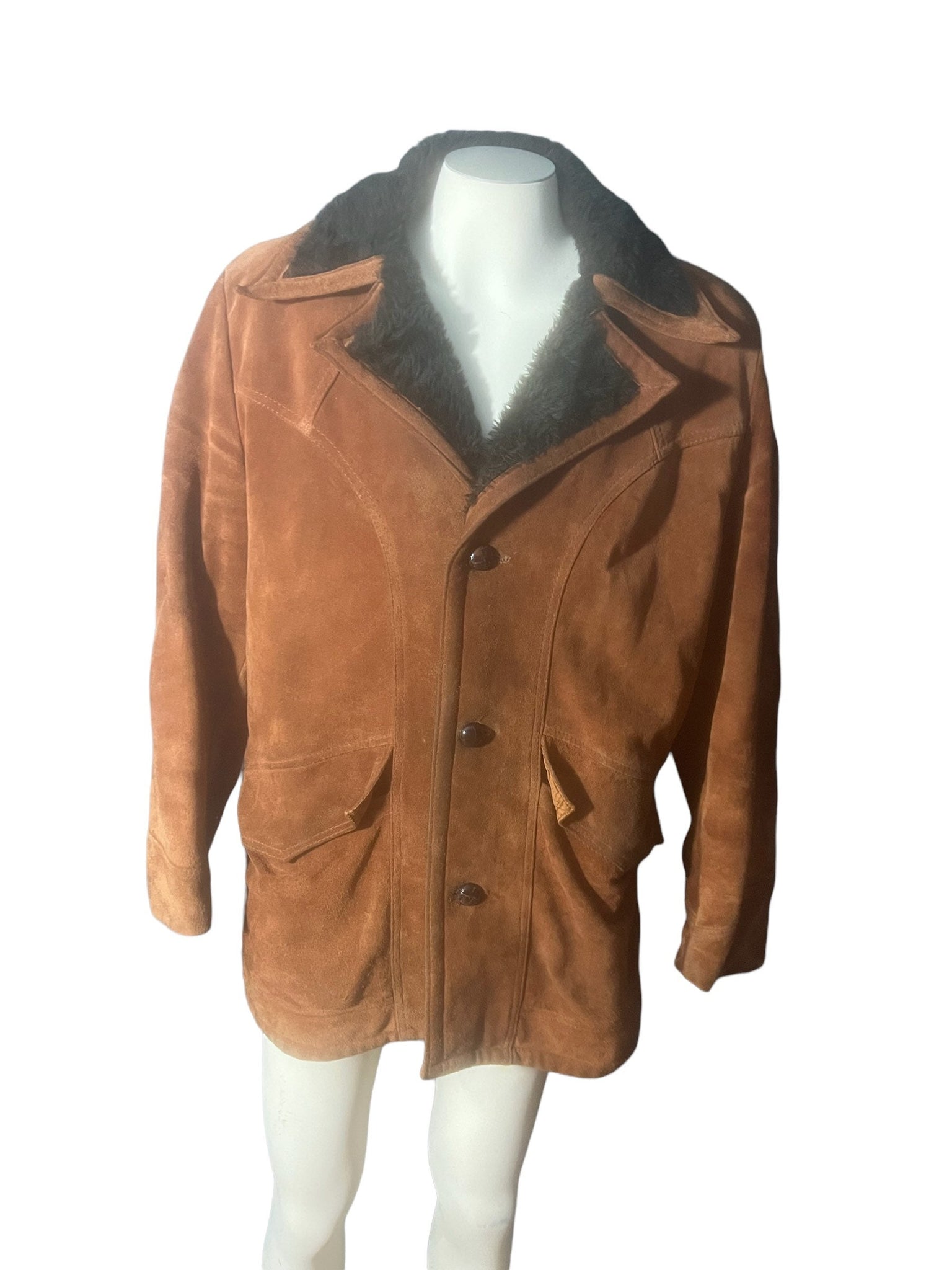 Vintage 70's Sears men's leather jacket 42