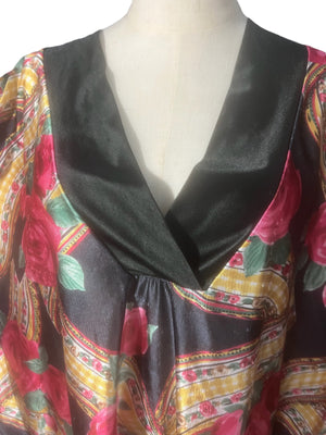 Vintage 70's 80's caftan dress one size