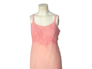 Vintage 50's pink slip Barbizon 14 1/2 L