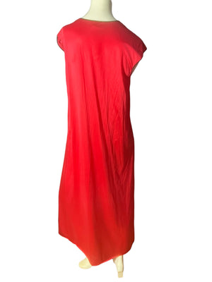 Vintage 70's long red nightgown S Jolie Two