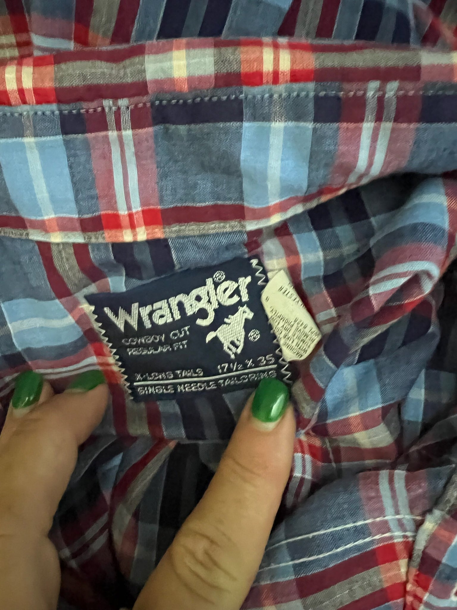 Vintage Wrangler cowboy shirt L