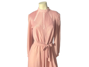 Vintage 70's rose dress Jennifer Gee M