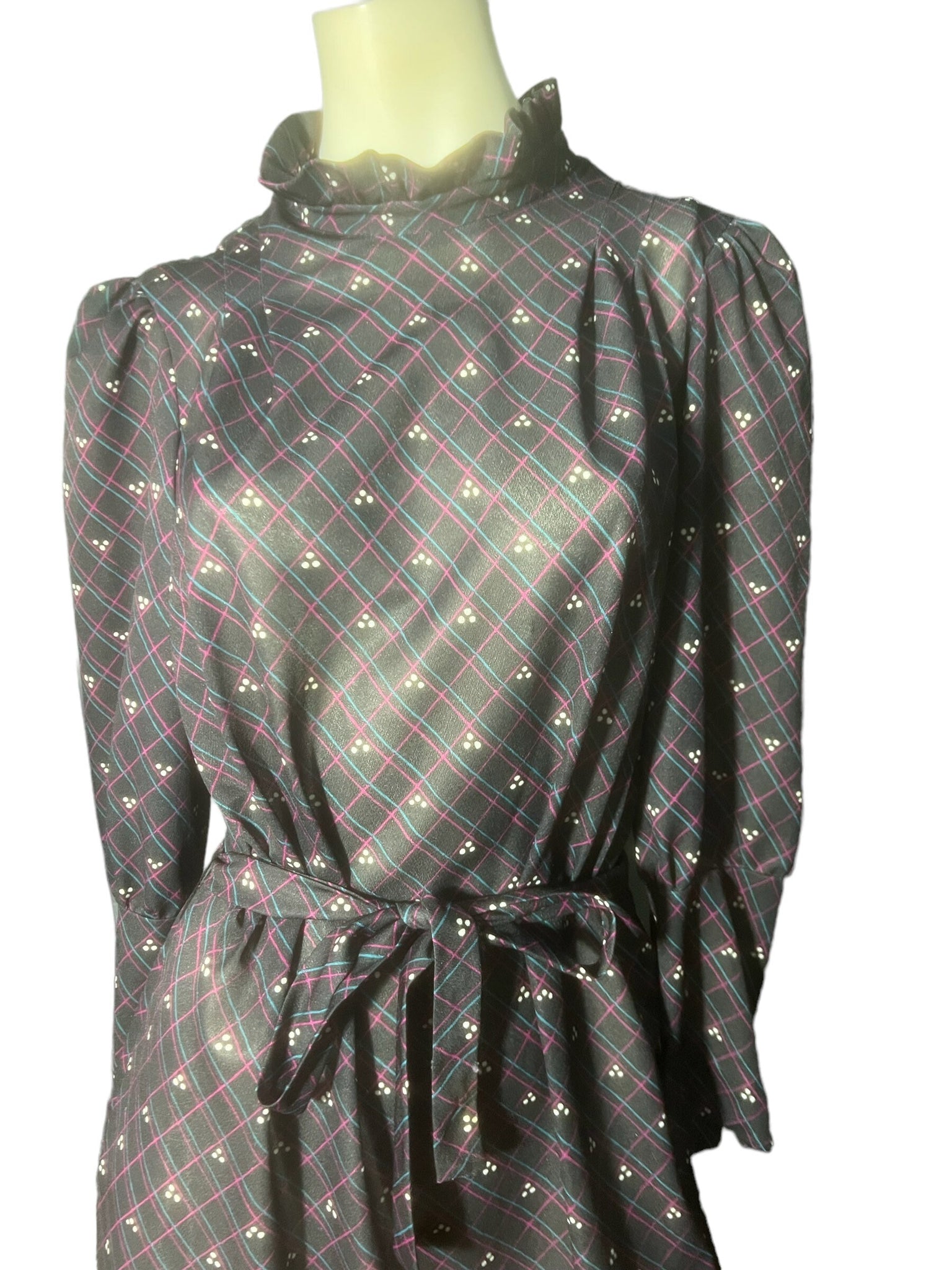 Vintage 80's Nancy Stevens dress L XL