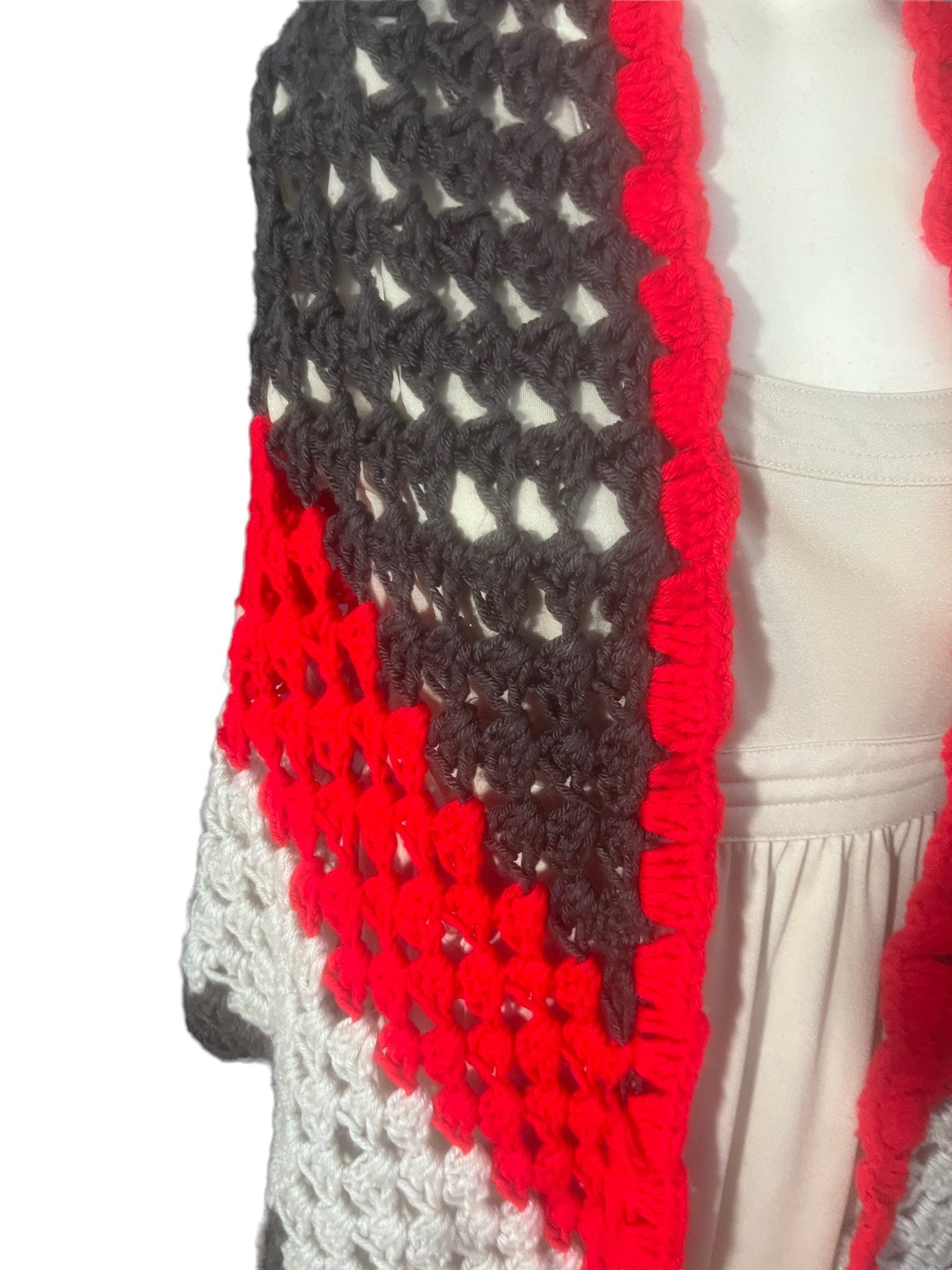 Vintage crochet shawl