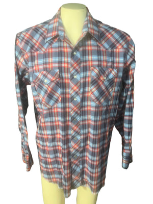 Vintage Wrangler cowboy shirt L