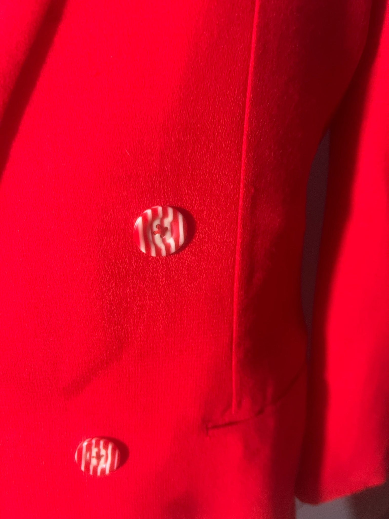 Vintage red suit jacket L