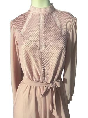 Vintage 70's rose dress Jennifer Gee M