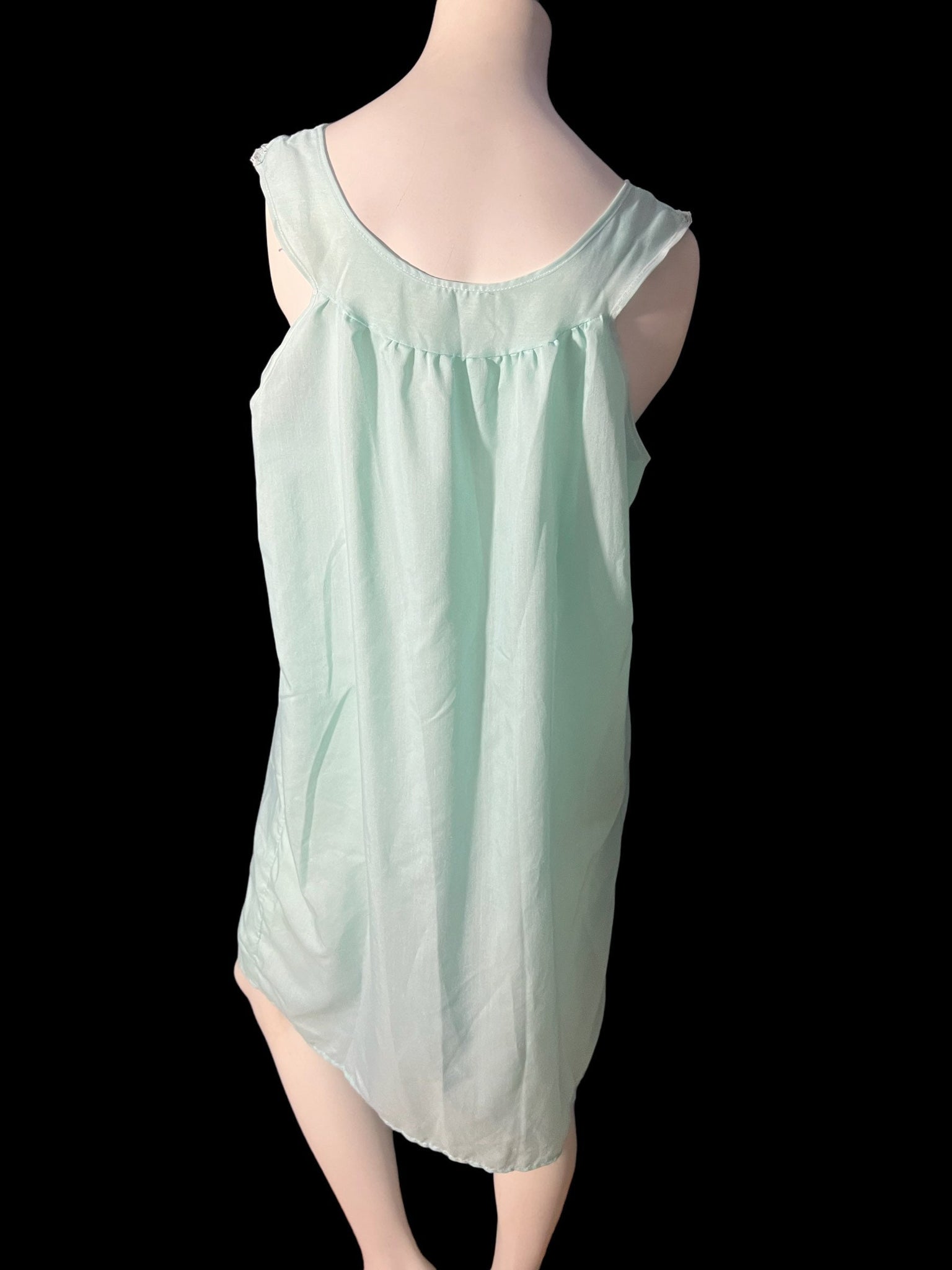 Vintage 60's turquoise nightgown Philmaid M