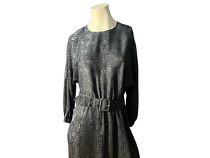 Vintage 80's black dress Hal Hardin 12