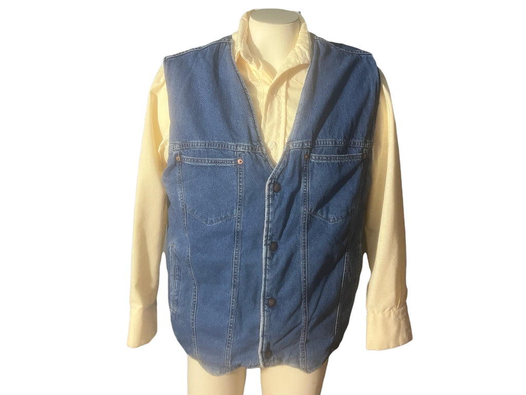 Vintage men’s Levi’s jean vest M L