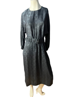 Vintage 80's black dress Hal Hardin 12