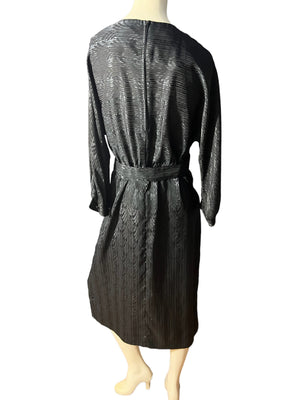 Vintage 80's black dress Hal Hardin 12