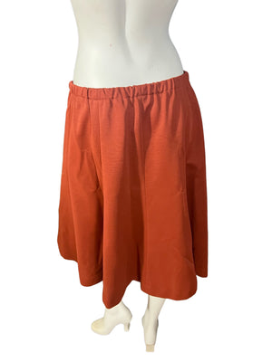 Vintage 70's rust skirt L XL