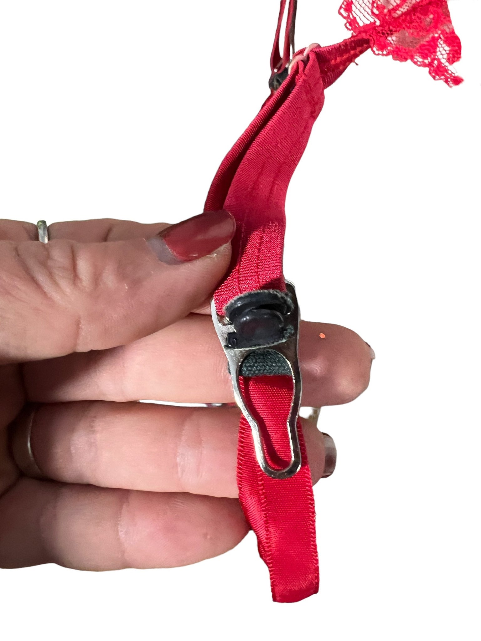 Vintage red garter belt Henson S