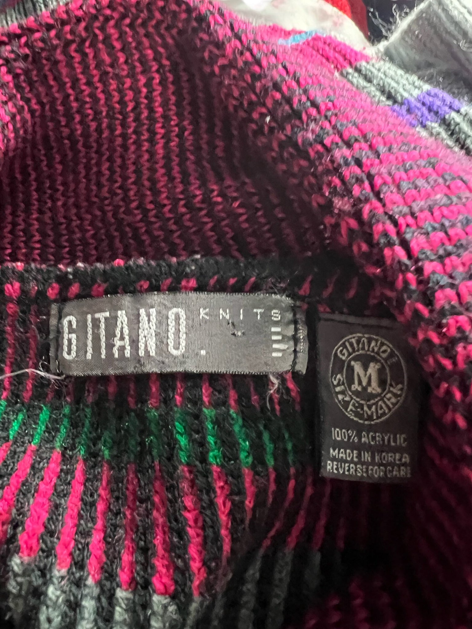 Vintage 80’s Gitano sweater M