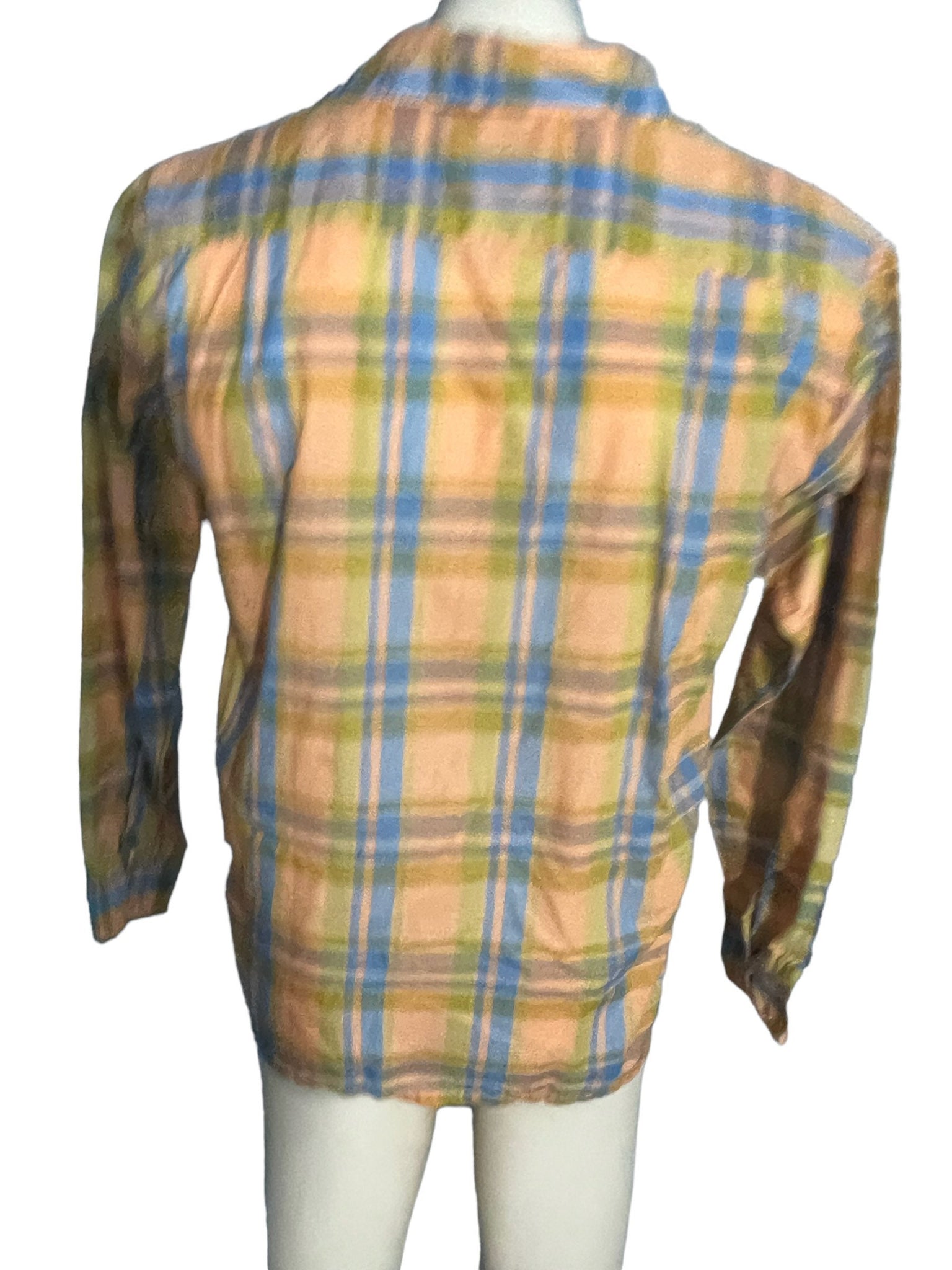 Vintage 60's Bud Berma plaid Men's shirt L