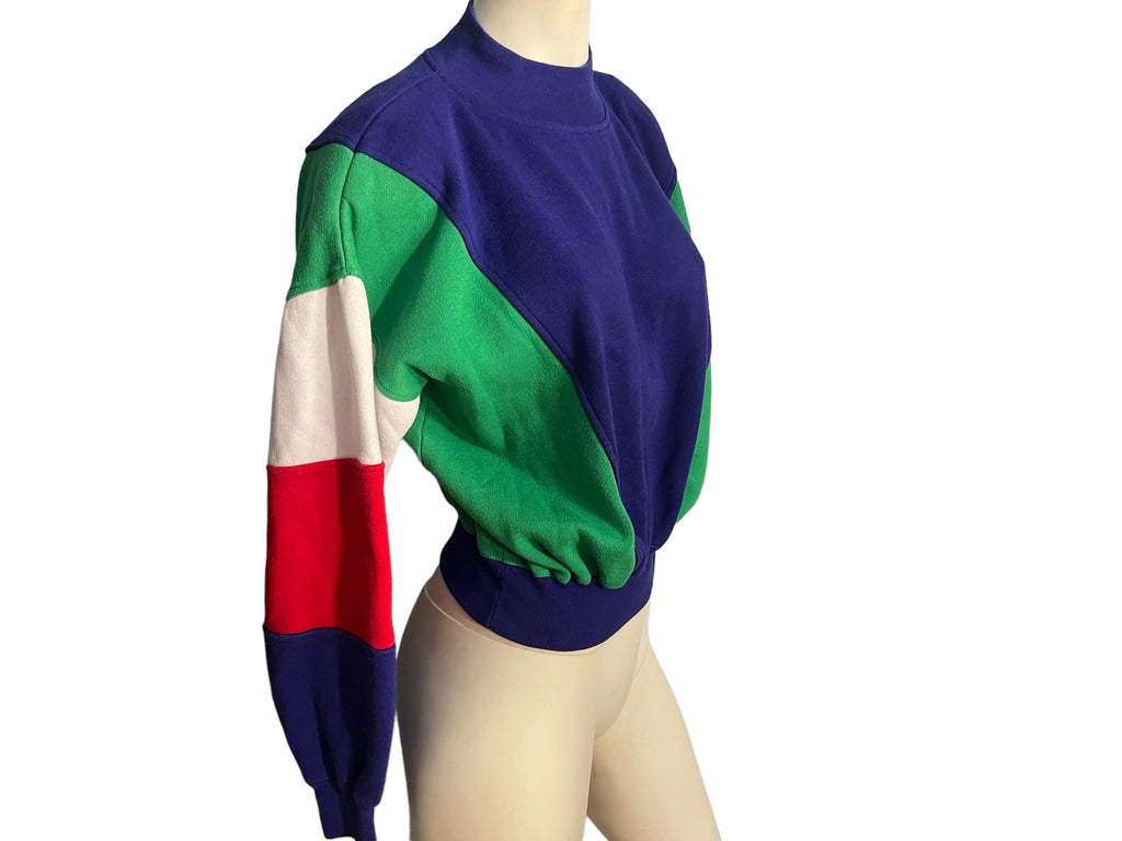 Vintage 80's color block sweatshirt Starting Point S