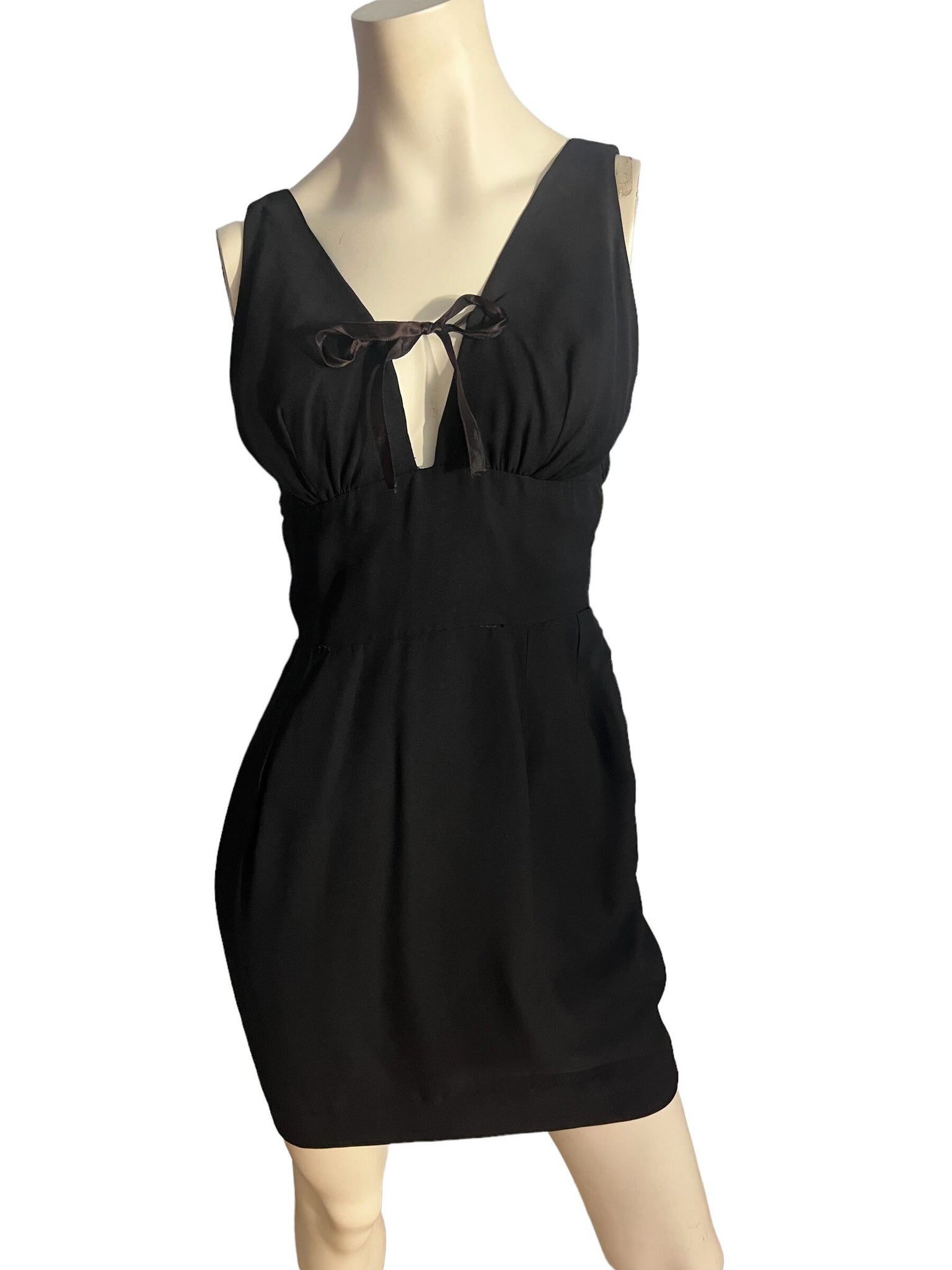 Vintage 60's black party dress S M