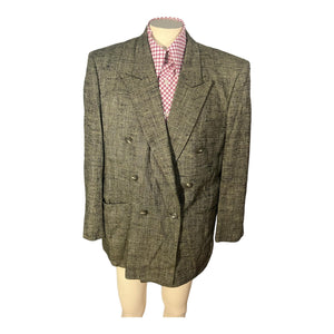 Vintage 80's Orsini gray suit jacket 42 R