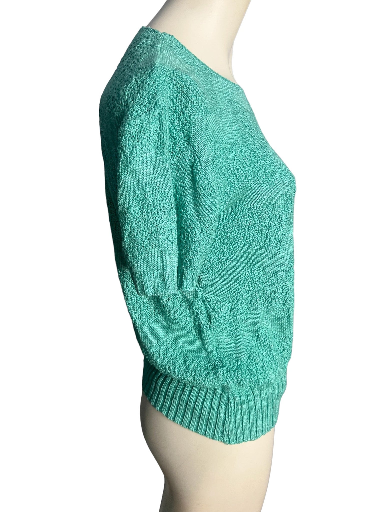 Vintage 80's green sweater shirt m