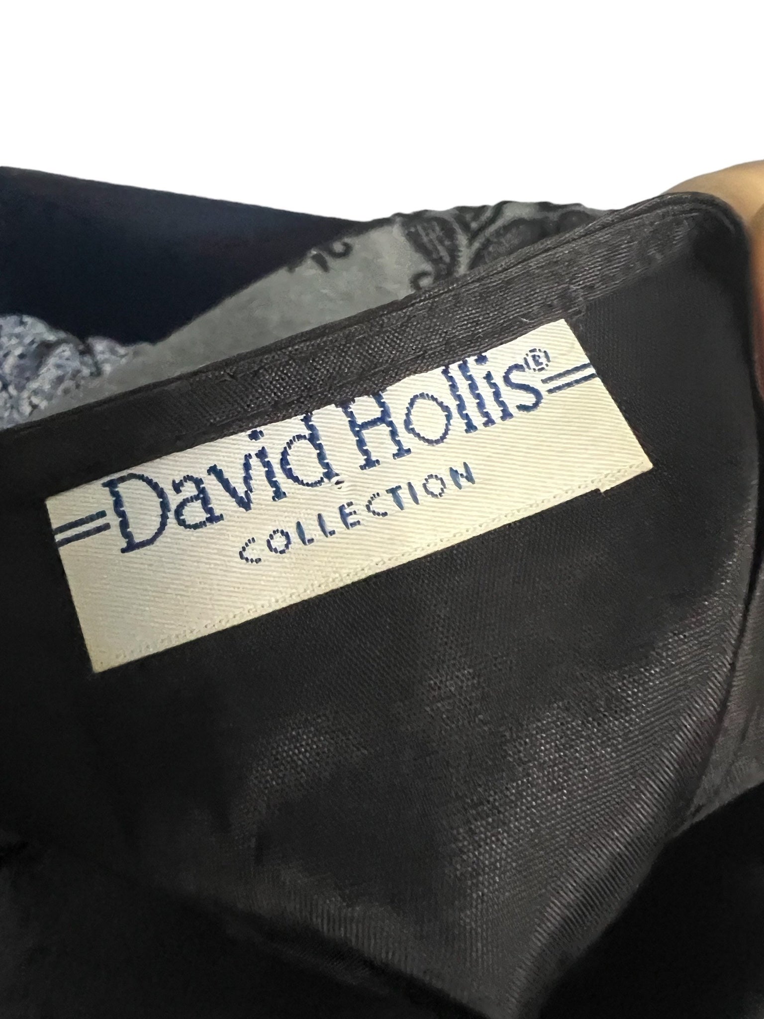 Vintage 80's vest David Hollis M L