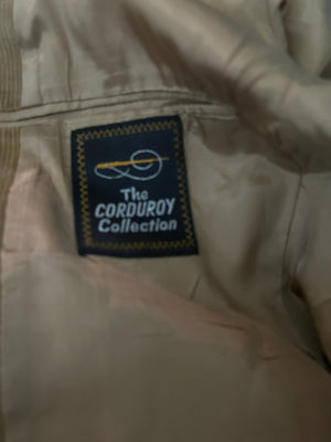 Vintage 70's 80's Corduroy suit jacket 38 R