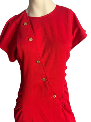 Vintage red 80's All that Jazz dress L 11/12