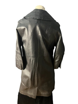 Vintage 50's 60's leather jacket coat