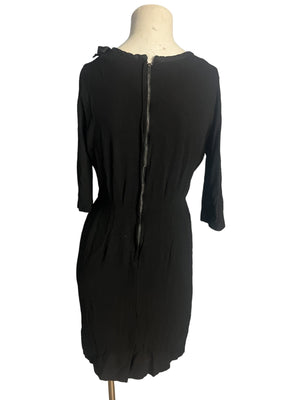 Vintage 50's black dress M