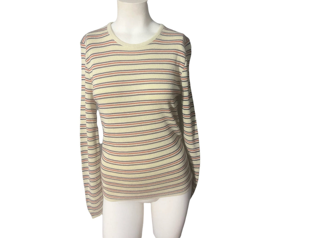 Vintage 70's Pebble Beach striped knit shirt S