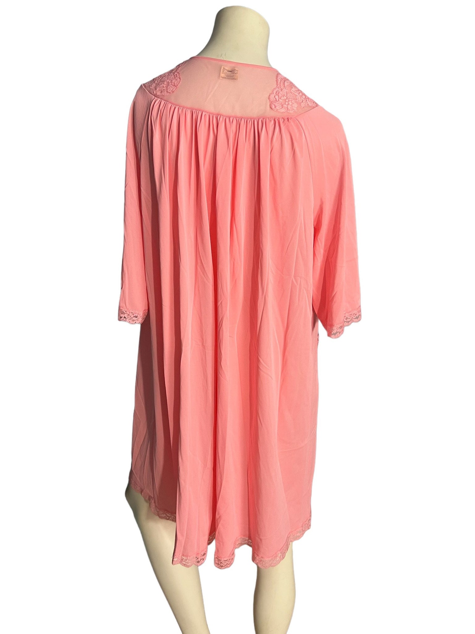 Vintage 60's pink robe deadstock Shadowline S