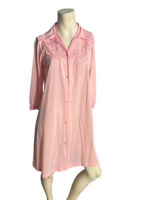 Vintage 70's pink robe Montgomery Ward M