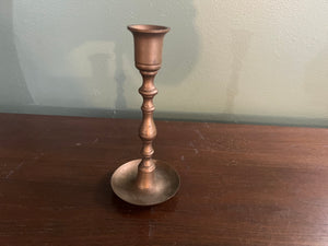 Vintage brass candlestick holder