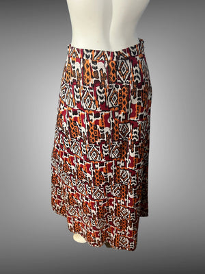 Vintage 70's maxi skirt knit M