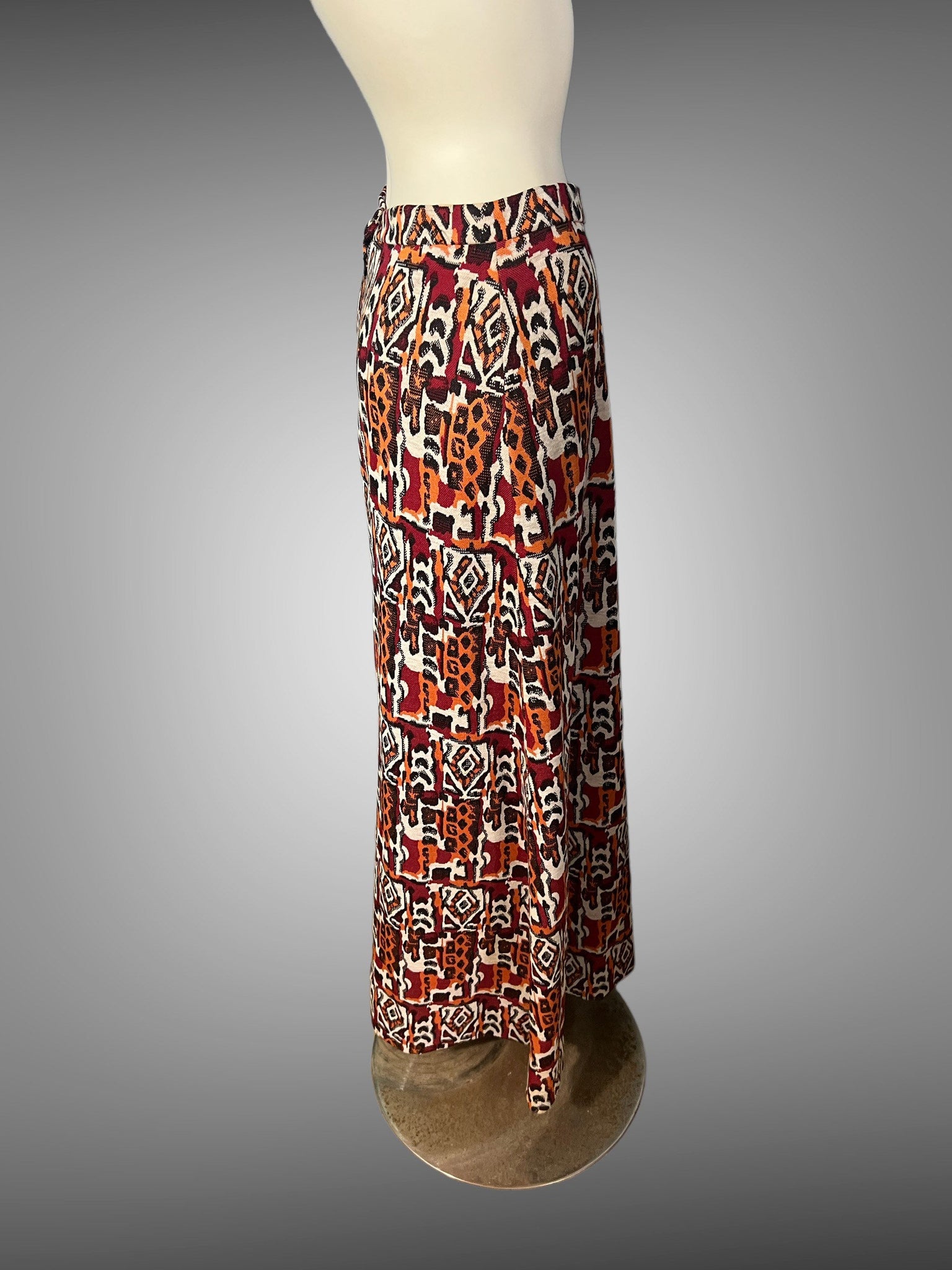 Vintage 70's maxi skirt knit M