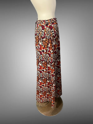 Vintage 70's maxi skirt knit M