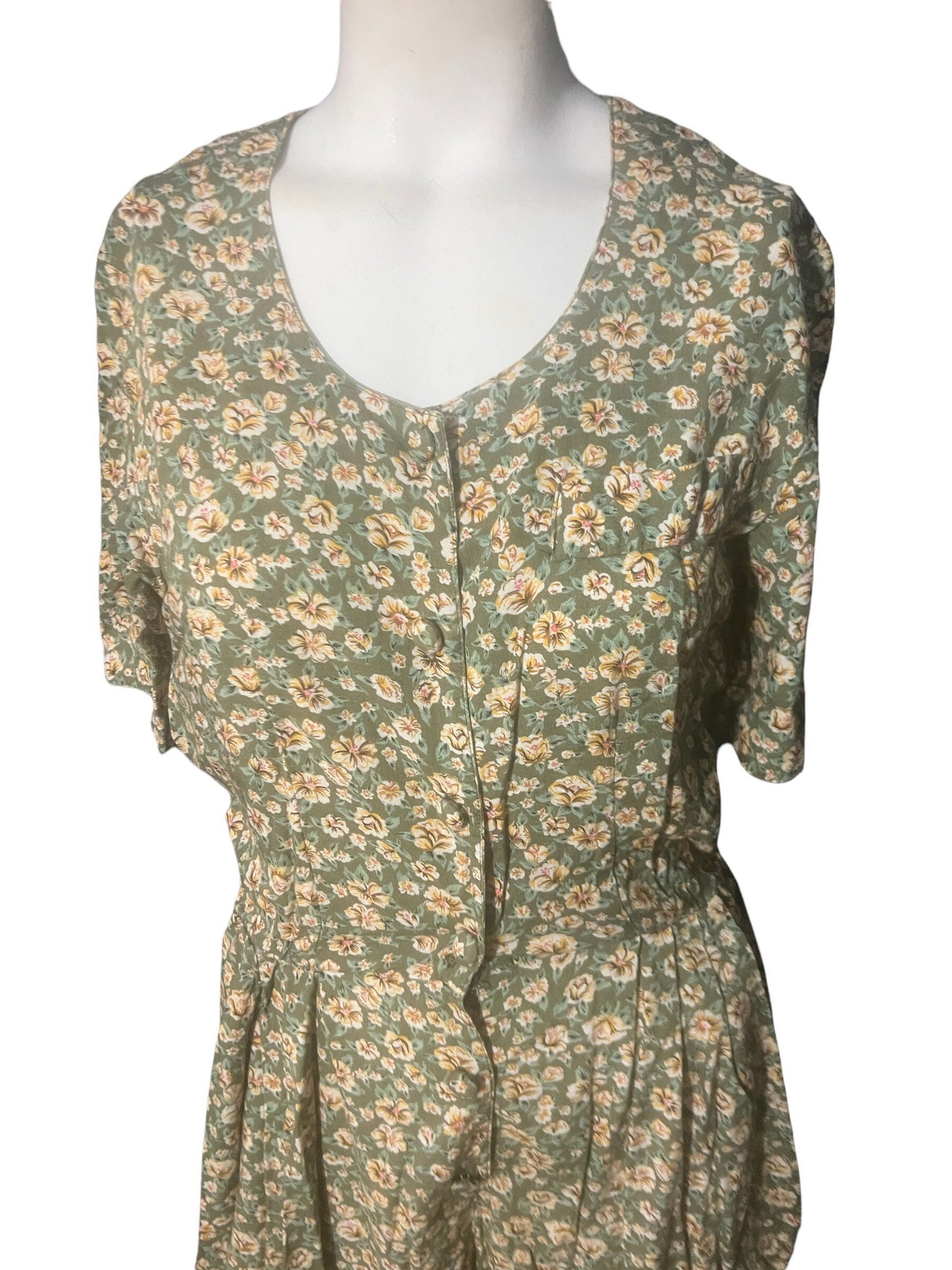 Vintage 80's floral romper S Westport