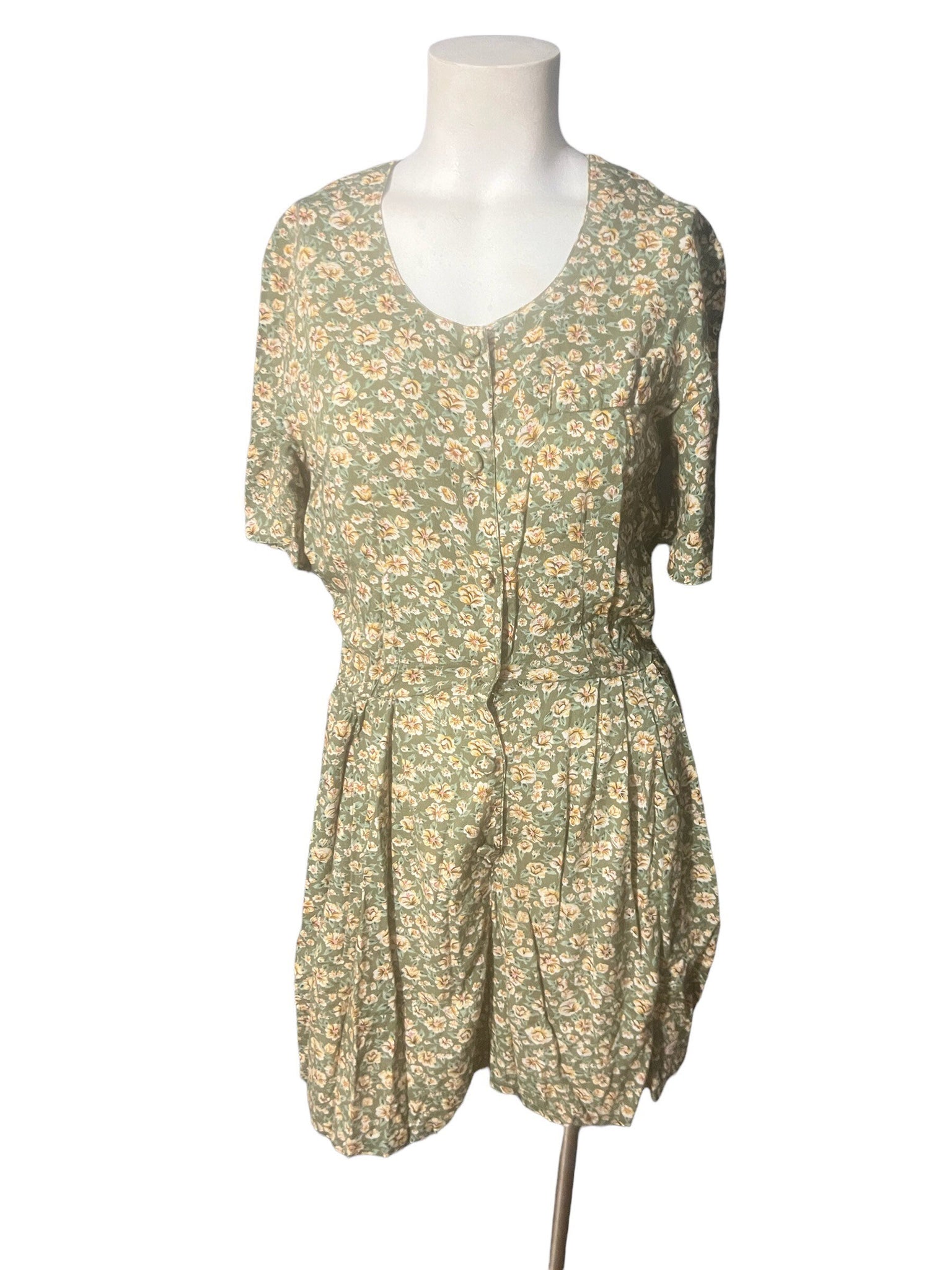 Vintage 80's floral romper S Westport