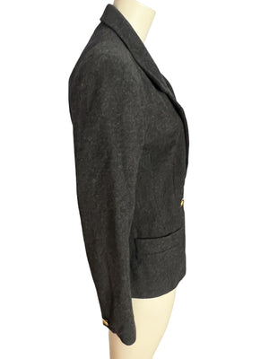 Vintage 80's Anne Klein ll gray blazer 4
