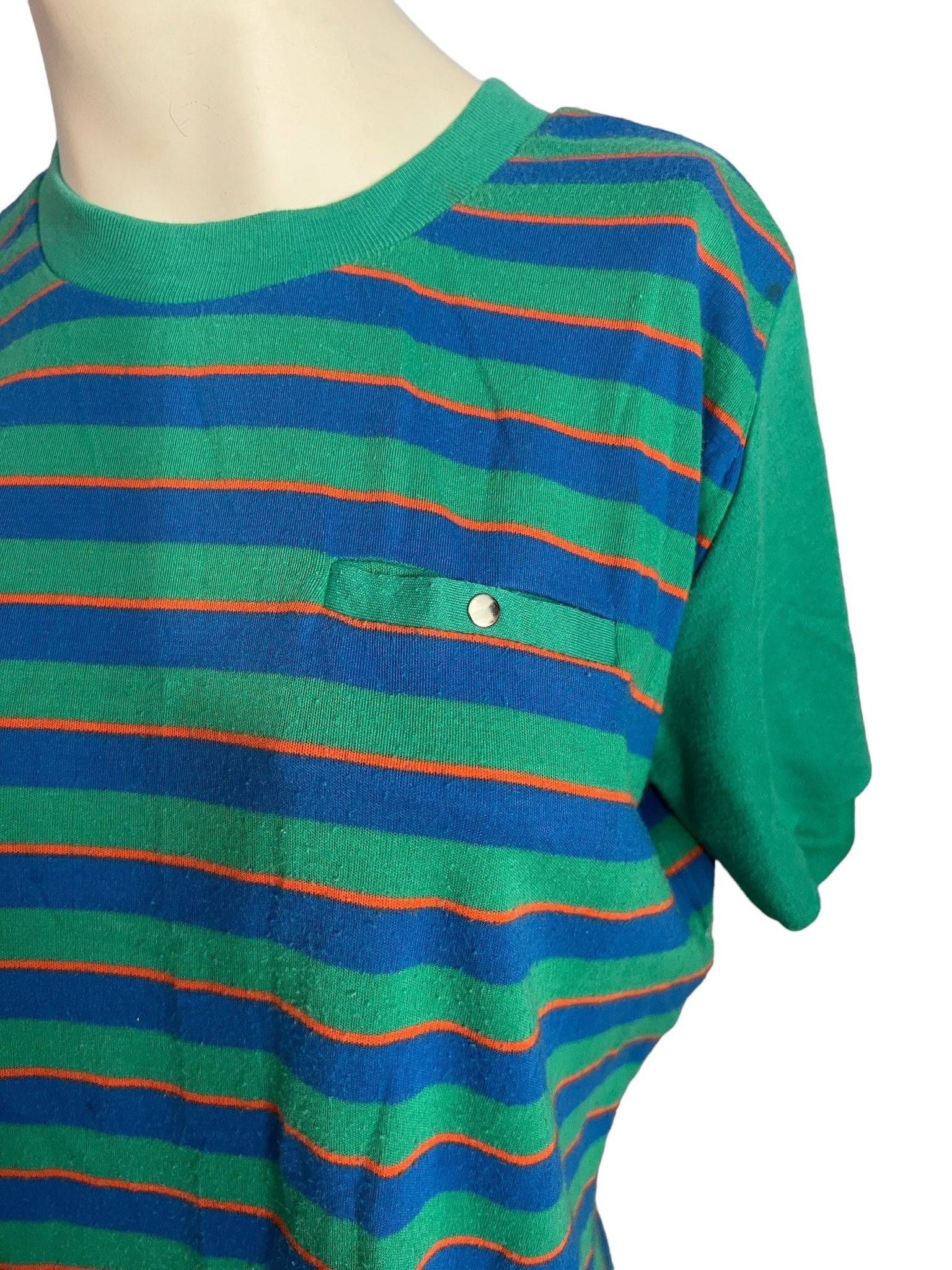 Vintage 80's Tomboy striped shirt L