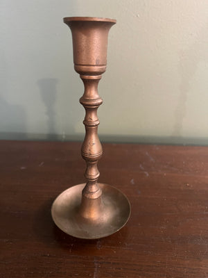 Vintage brass candlestick holder