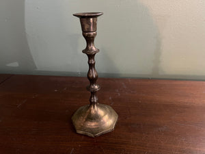 Vintage brass candlestick holder