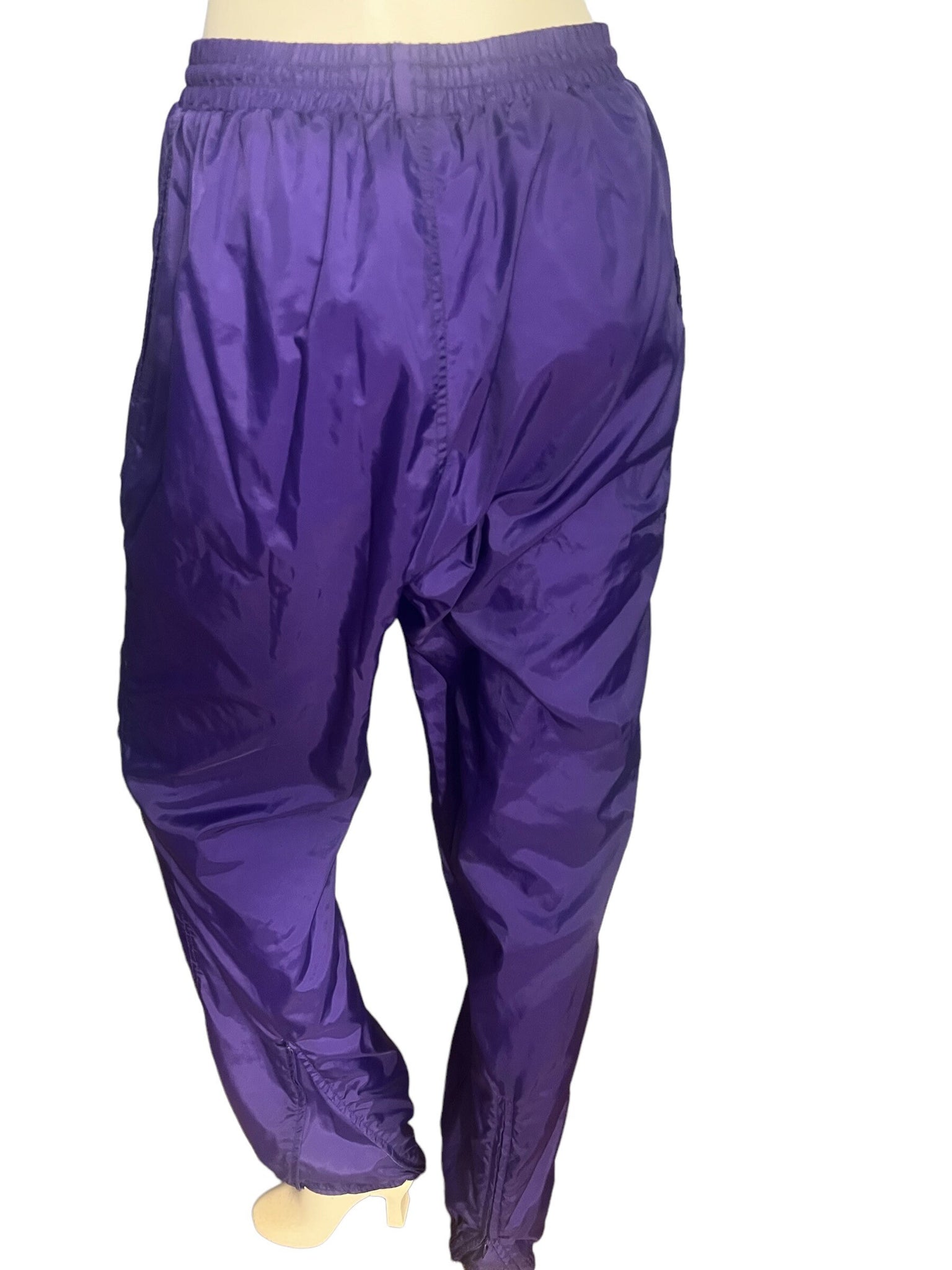 Vintage purple track suit ski suit Apex L