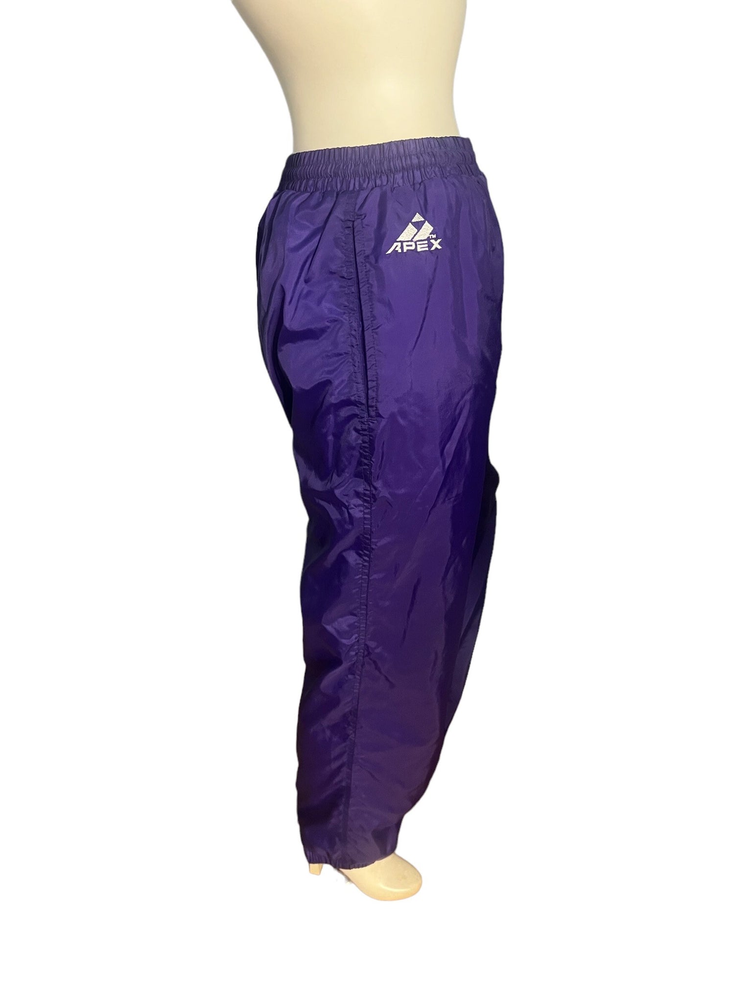 Vintage purple track suit ski suit Apex L