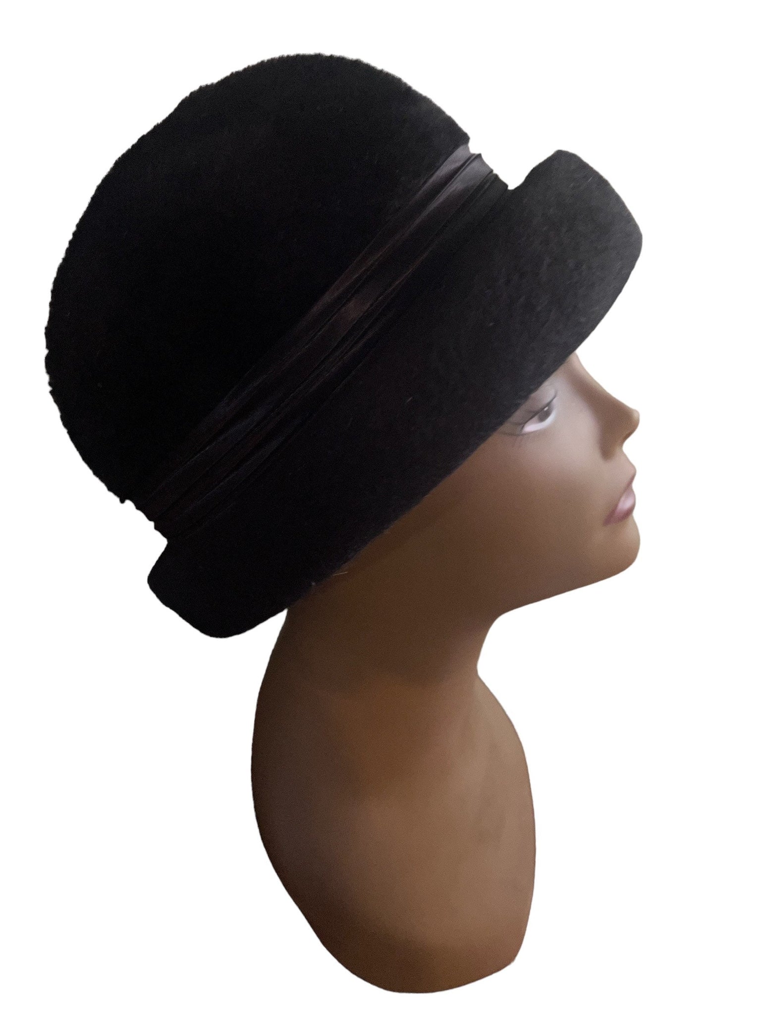 Vintage 60's black hat